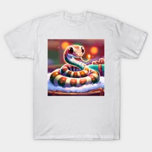 Cute Snake Drawing T-Shirt